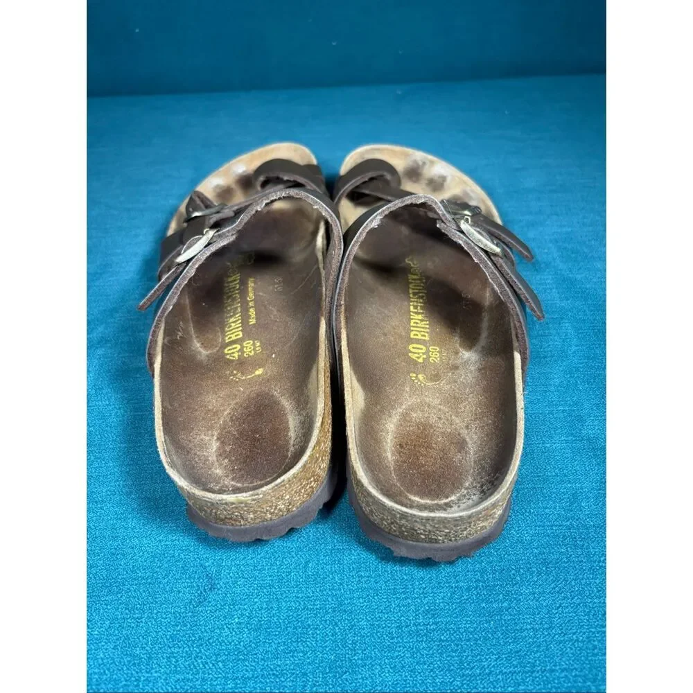 Birkenstock Mayari Metallic Bronze Leather Sandals Women’s US 9-9.5 EU 40
